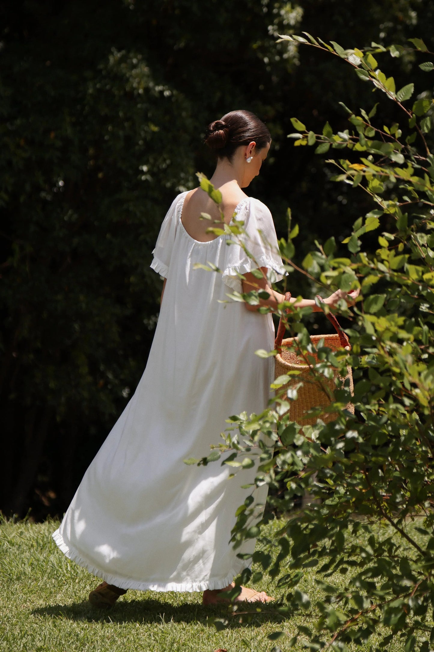 Betty Nightie - Long - Lyocell Batiste - Off White