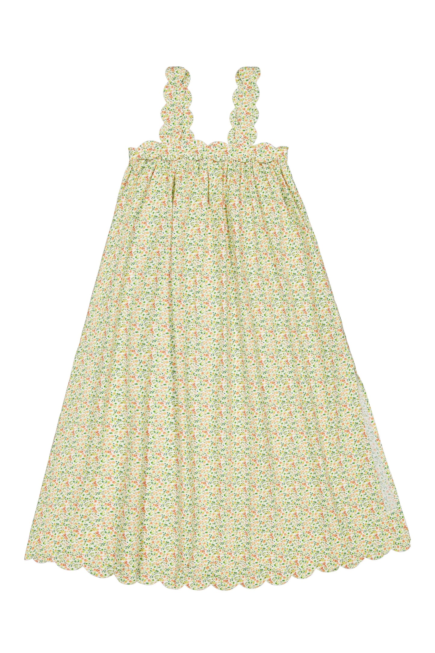 Elodie Resort Dress - Cotton - Floret Green
