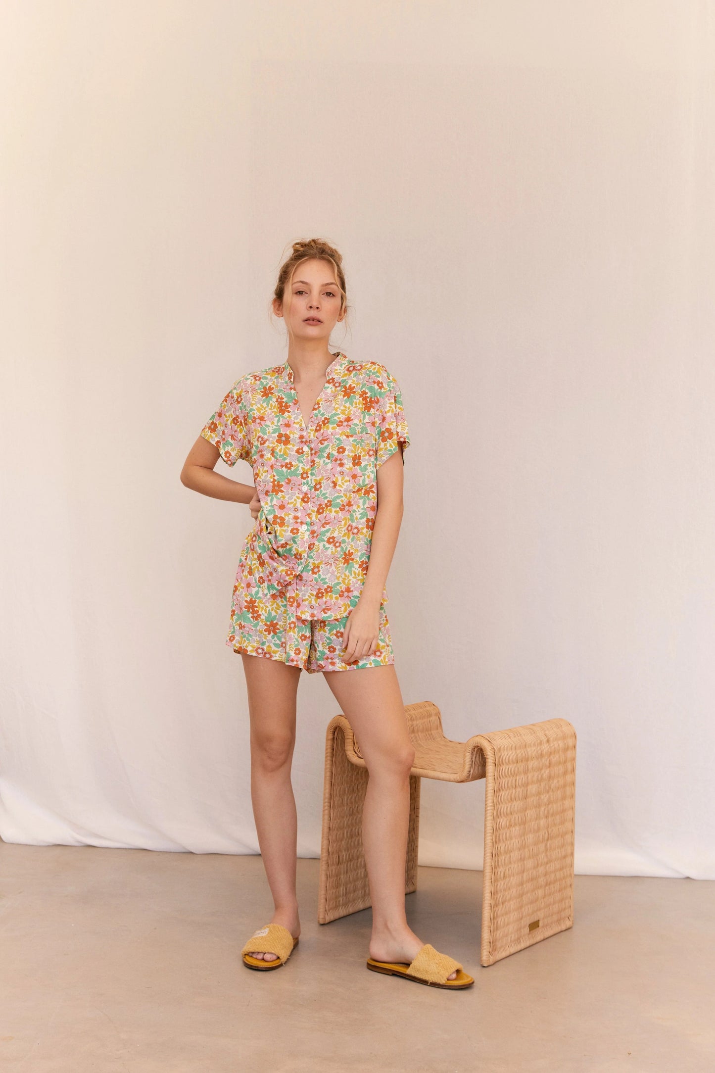 Maggie Pajama Set - Bloom