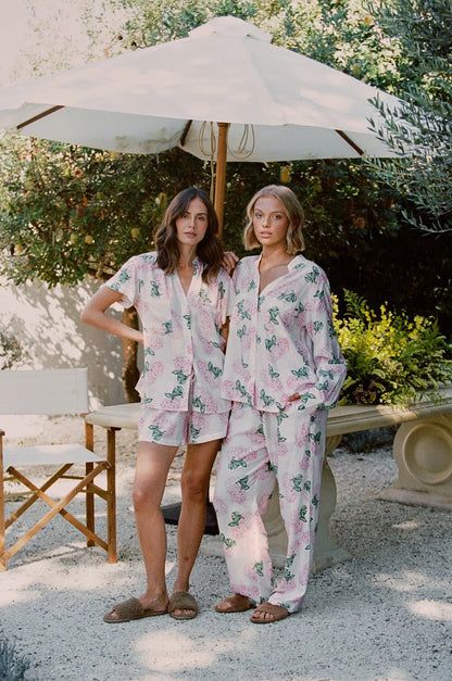 Maggie Pajama Set - Hydrangea Pink