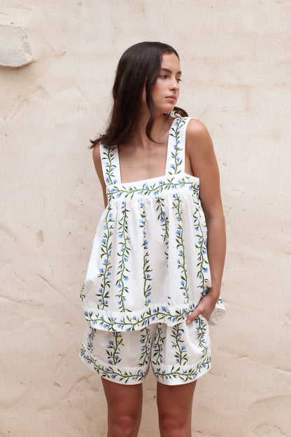 Suzette Sleep Set - Cotton - Vine
