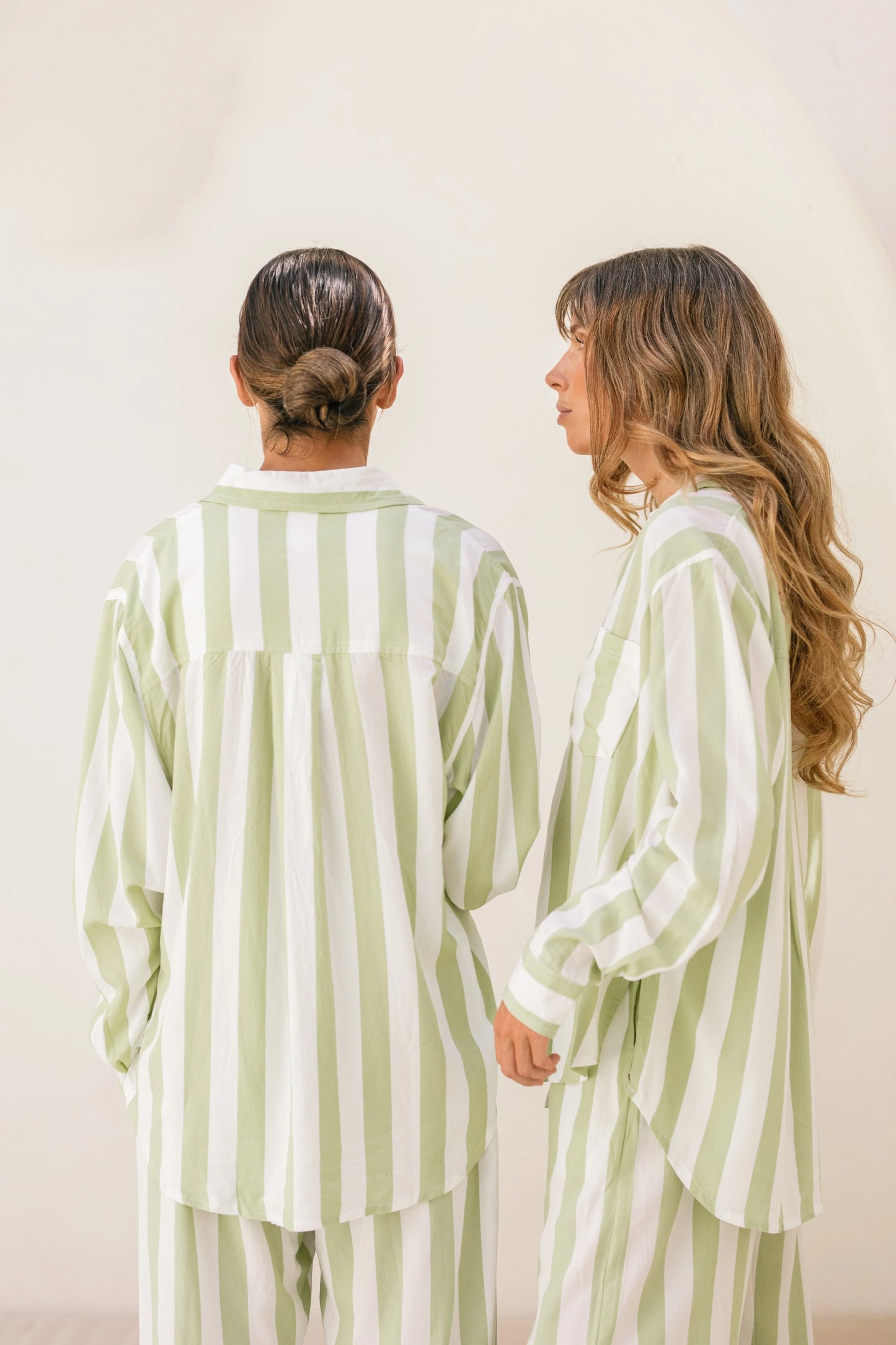 Marlon Long Sleep Set - Stripe - Margarita