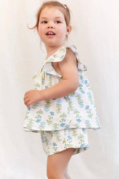 Harriet Mini Lounge Set - Lotus Flower - Blue