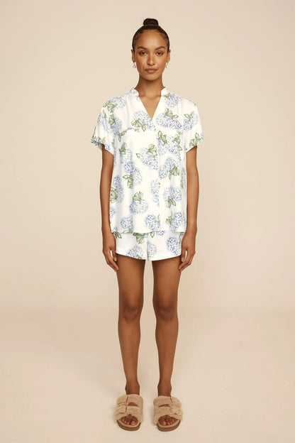 Maggie Pajama Set - Hydrangea Blue