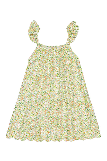 Indah Wing Nightie - Cotton - Floret Green
