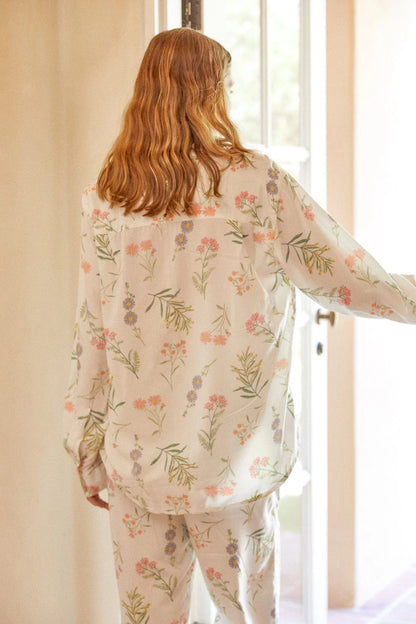 Maggie Pajama Set - Long - Wild Flower