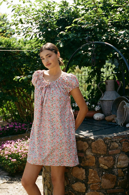 Lily Lounge Dress - Cotton - Floret