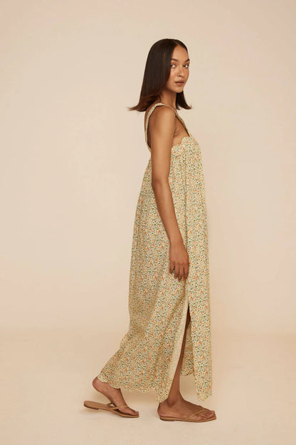 Elodie Resort Dress - Cotton - Floret Green