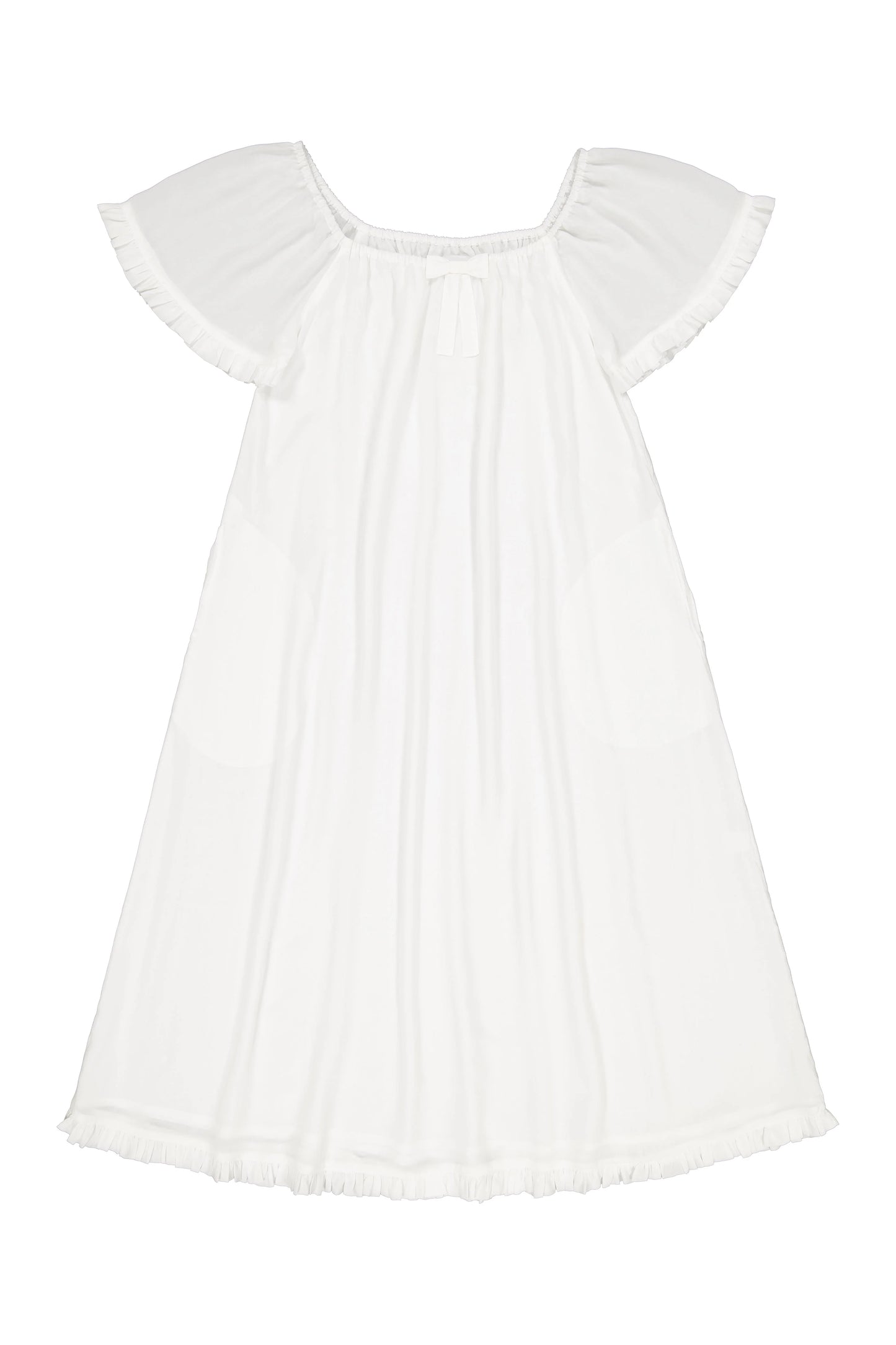 Betty Nightie - Long - Lyocell Batiste - Off White