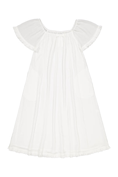 Betty Nightie - Long - Lyocell Batiste - Off White