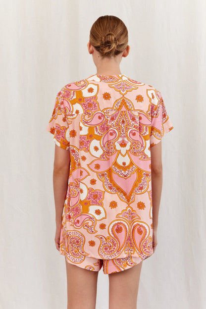 Maggie Pajama Set - Paisley