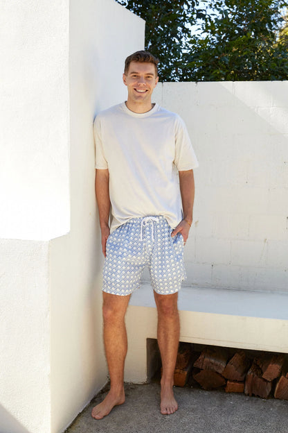 Men’s Boxer Shorts - Rattan - Cornflower Blue