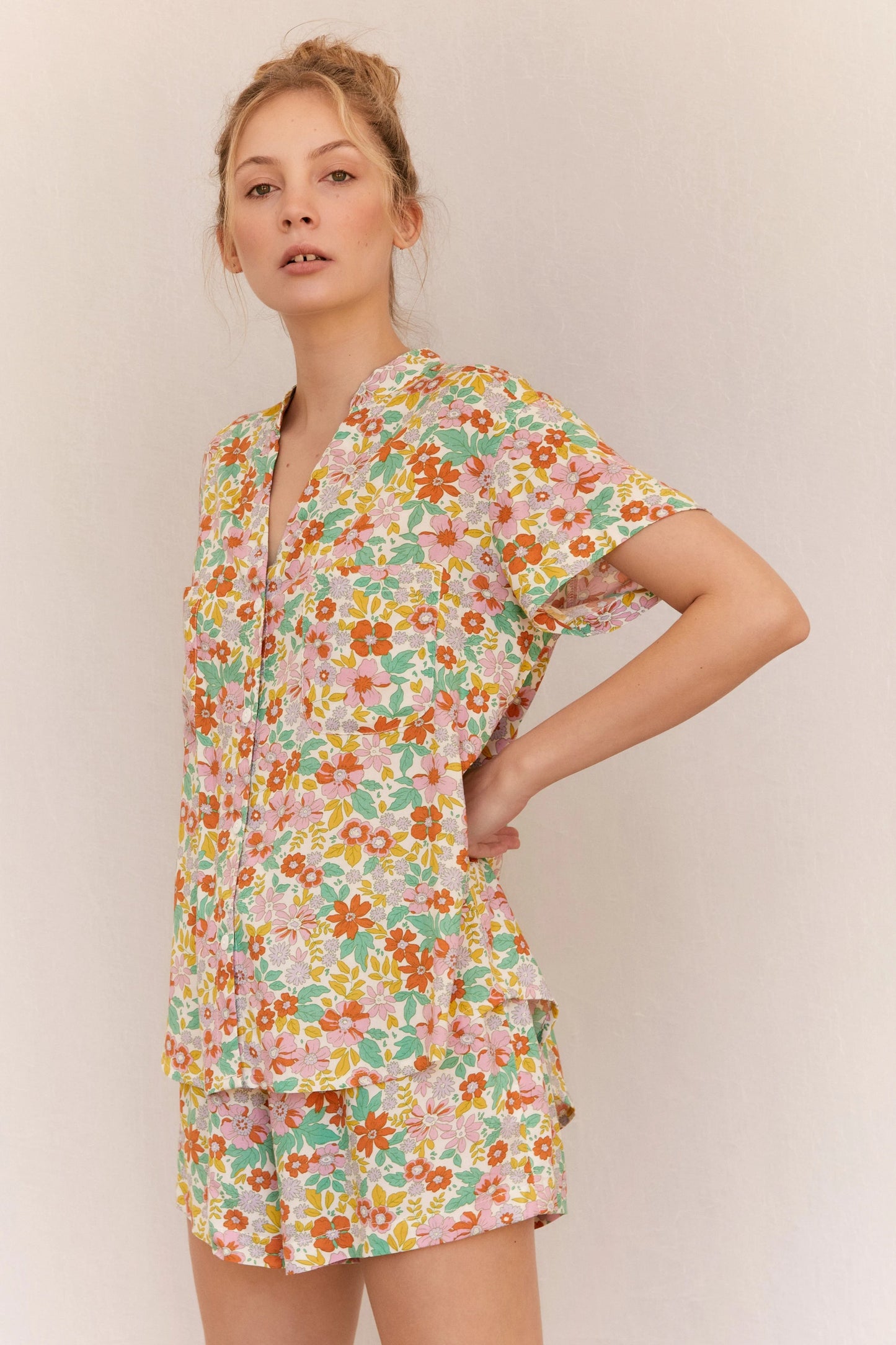 Maggie Pajama Set - Bloom