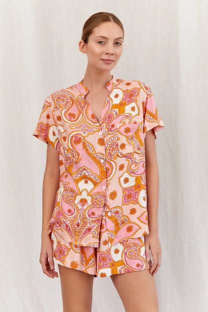 Maggie Pajama Set - Paisley