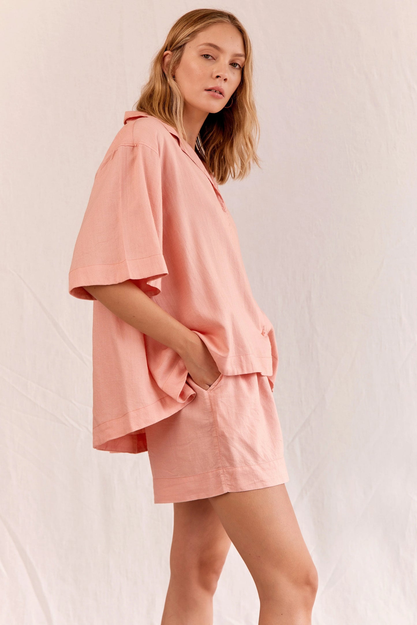 Lounge Set - Lyocell Linen - Watermelon
